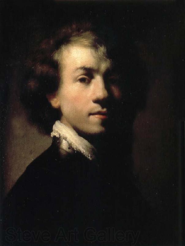 REMBRANDT Harmenszoon van Rijn Self-Portrait with Gorget Germany oil painting art